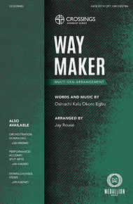 Way Maker SATB choral sheet music cover Thumbnail